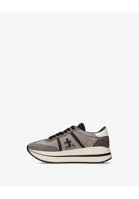 Premiata Bethcoin 8508 Sneaker in Grey Suede and Fabric Women's PREMIATA |  | BETHCOIN VAR8508